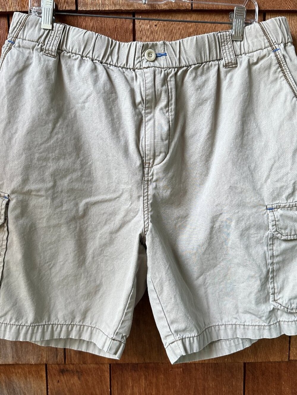 EUC Tommy Bahama Cotton Cargo Elastic-Waist Shorts in Men's X-Large